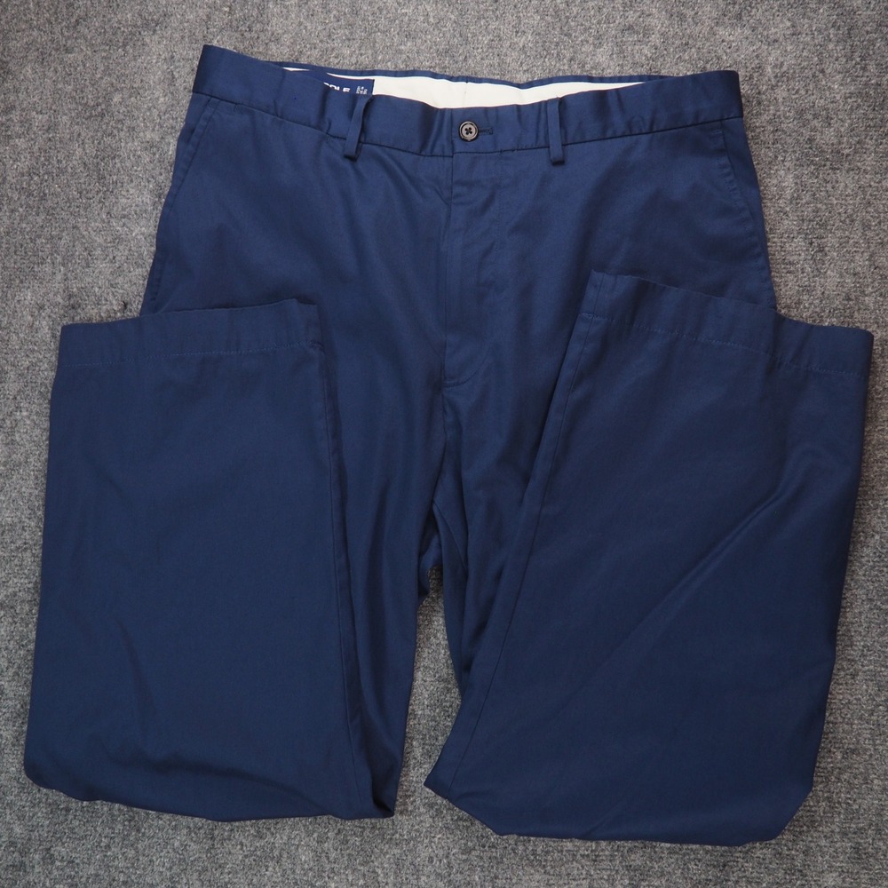 Polo Ralph Lauren Golf Pants Mens 34x30 Navy Blue Solid Pima Cotton Preppy